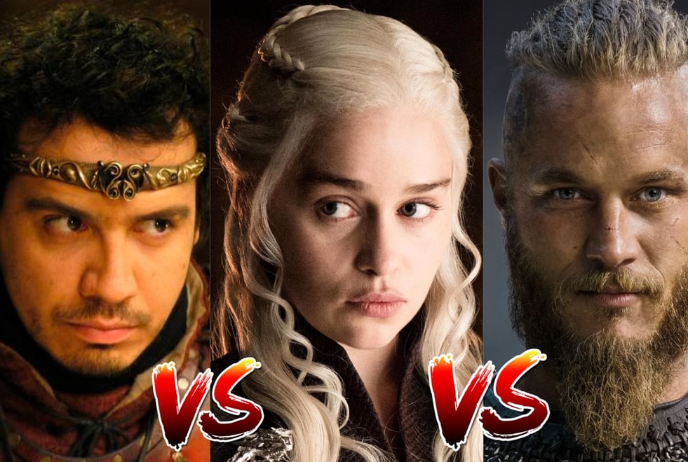 Sondage : le match ultime, tu préfères Kaamelott, Game of Thrones ou Vikings ?