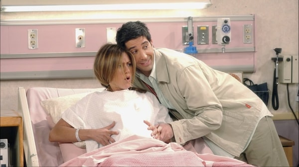 ross rachel accouchement naissance emma friends