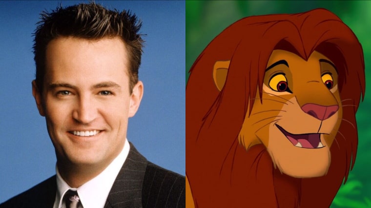 chandler bing, friends, simba adulte, le roi lion