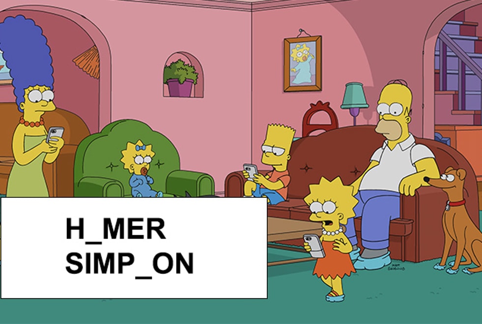 Quiz Les Simpson : joue au pendu et trouve les personnages qui se cachent derrière ces lettres manquantes