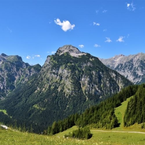 La montagne en été 