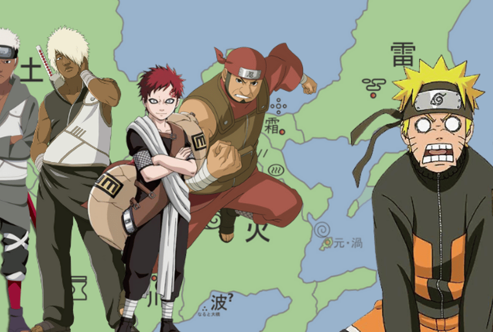 Quiz Naruto : seul un fan saura trouver quels persos viennent de ces villages cachés