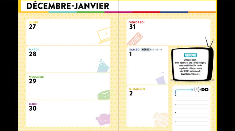 exemple mois agenda