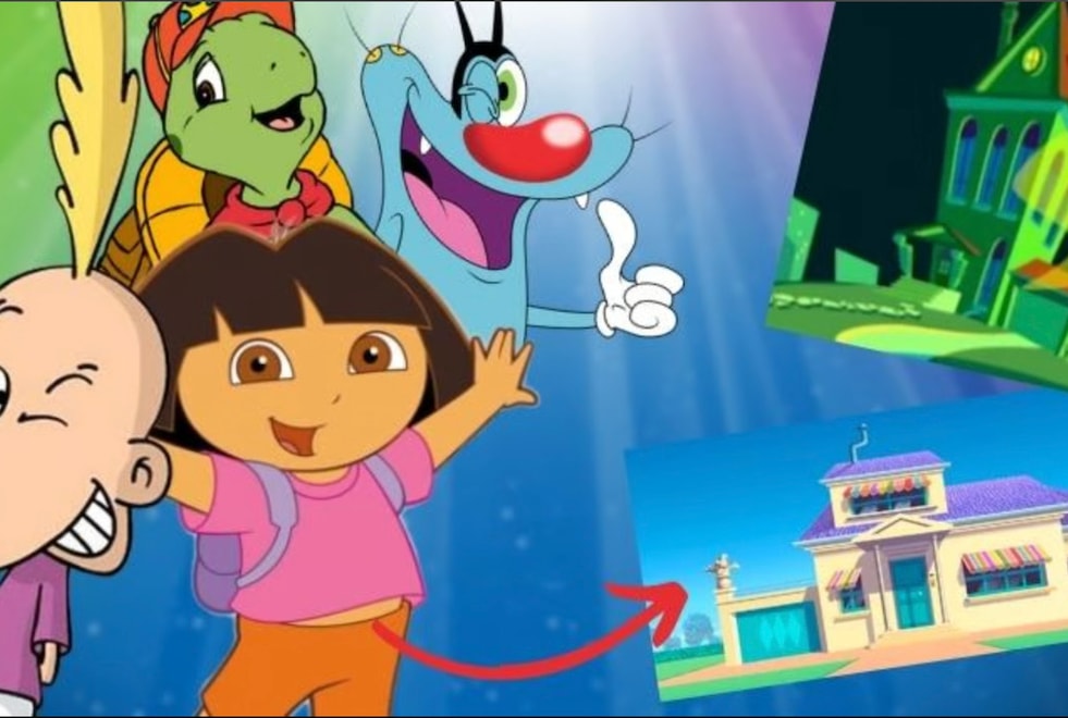 Quiz : es-tu assez intelligent pour trouver à quels dessins animés appartiennent ces 10 maisons ?