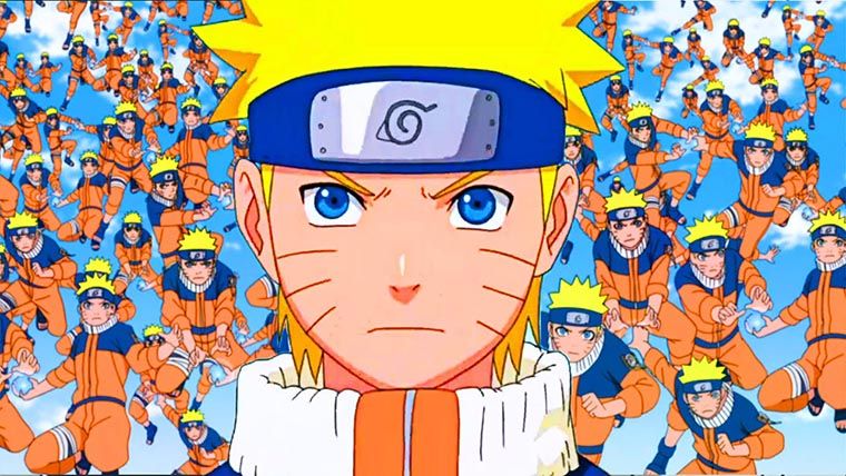 Être poursuivi par 1000 clones de Naruto
