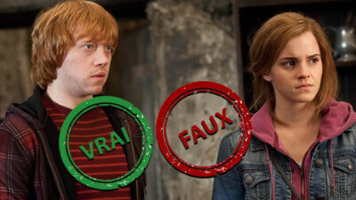 Quiz Harry Potter : seul un fan aura 5/5 à ce Vrai ou Faux sur Ron et Hermione