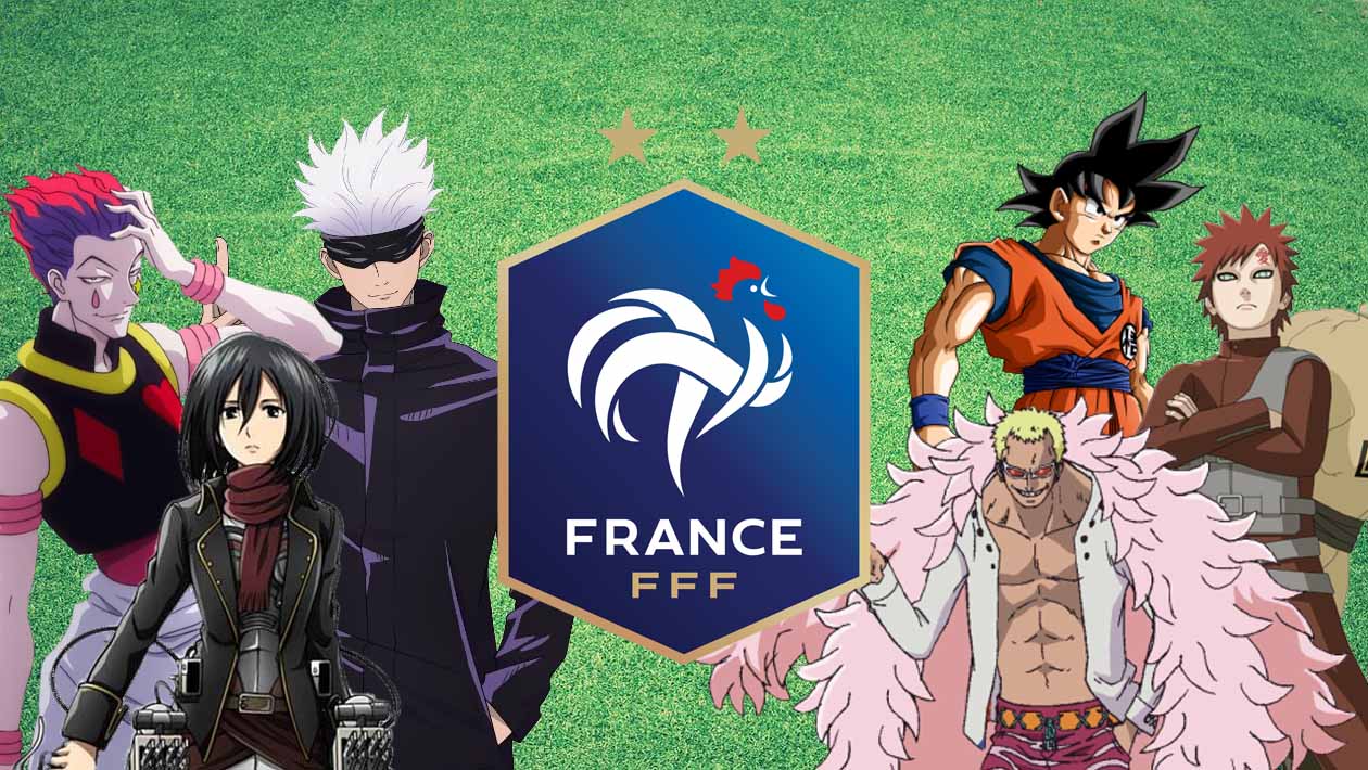 Kies anime-personages, we zullen je vertellen of je bent geselecteerd voor het Franse voetbalteam