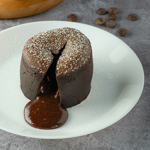 Un fondant au chocolat