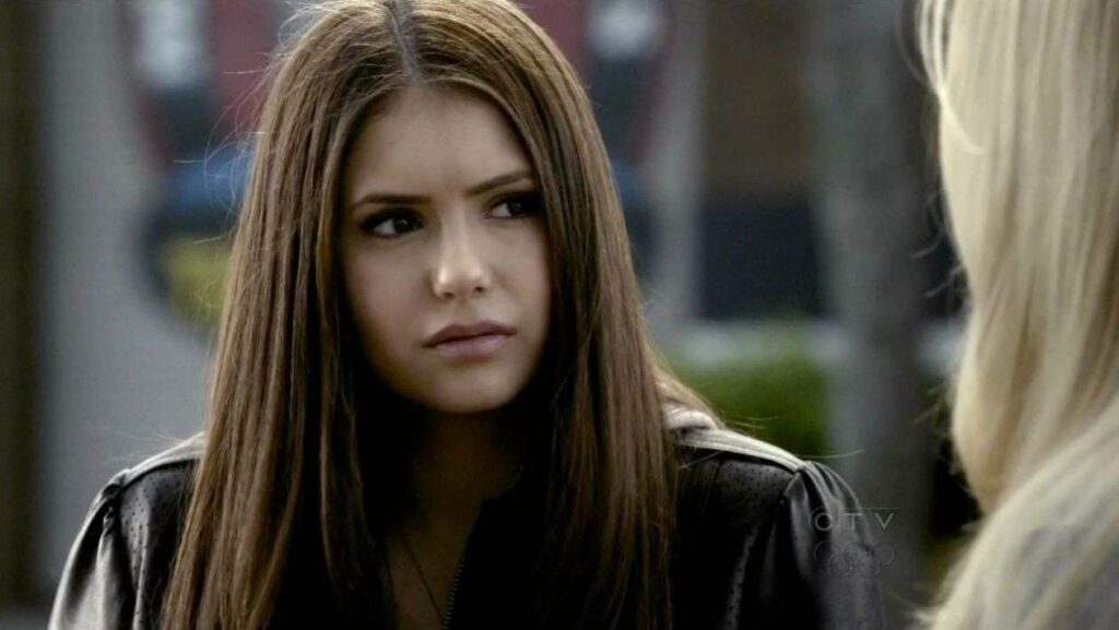 Nina Dobrev dans The Vampire Diaries.