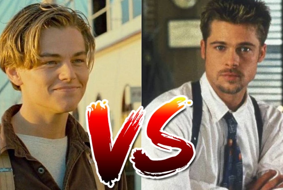 Sondage : tu préfères les films avec Leonardo DiCaprio ou Brad Pitt ?