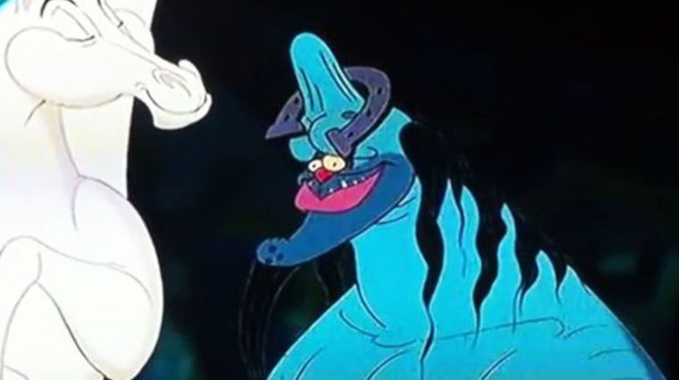 La bosse étrange du centaure dans le film Disney Hercule