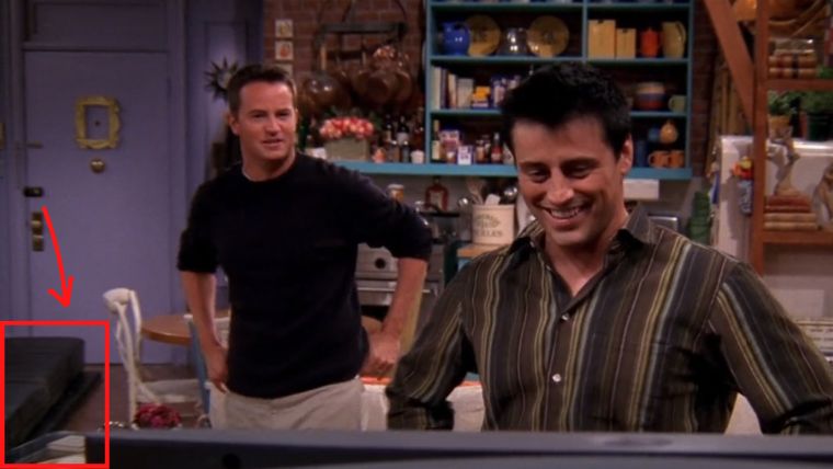 friends saison 9, épisode 7, erreur