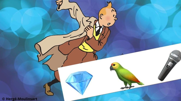 Quiz : t'es plus intelligent que la moyenne si tu trouves les 10 personnages de Tintin cachés derrière ces emojis