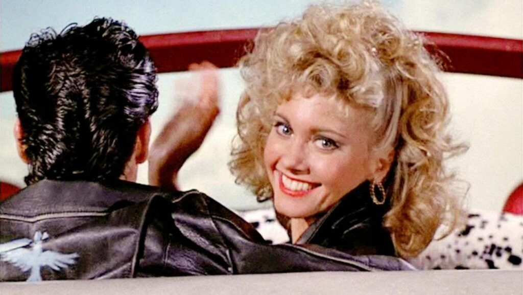 olivia newton-john dans le film grease