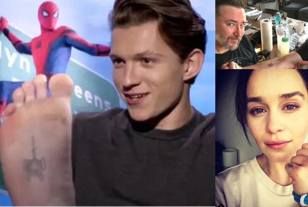Tom Holland, Emilia Clarke… Ces acteurs qui se sont fait un tatouage en souvenir de leurs films