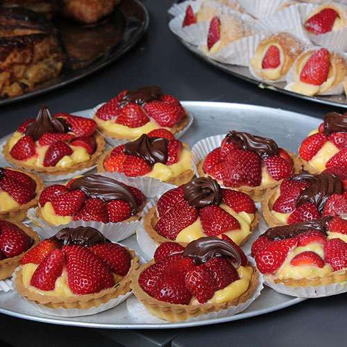 Une tarte à la fraise 