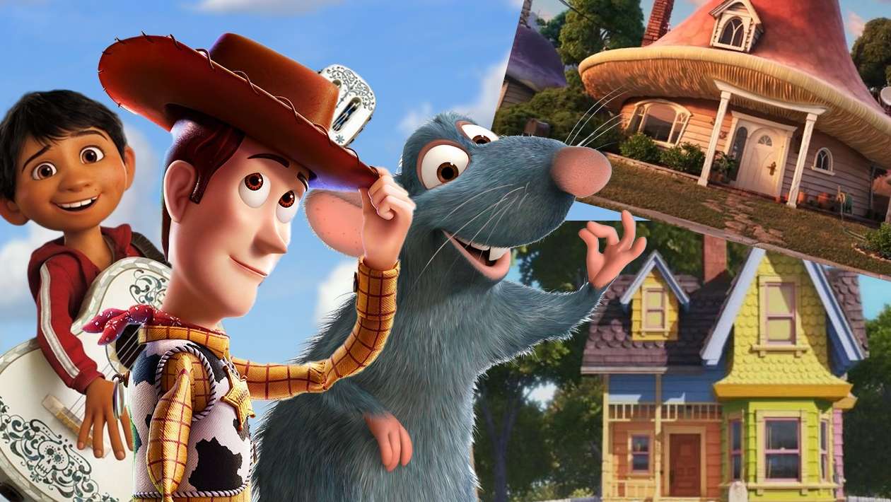 Quiz : t&rsquo;as raté ton enfant si tu trouves pas à quels films d&rsquo;animation Pixar appartiennent ces 10 maisons