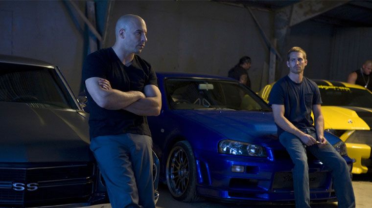 Vin Diesel et Paul Walker dans Fast and Furious 4