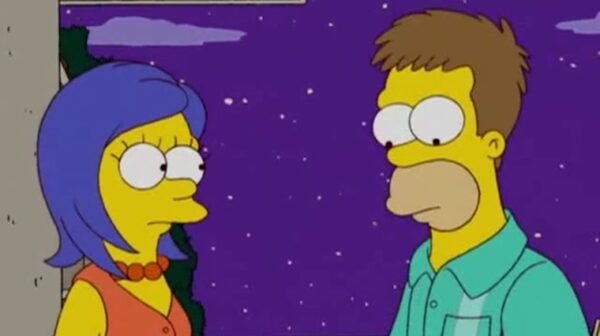 les-simpson-marge-et-homer-jeune