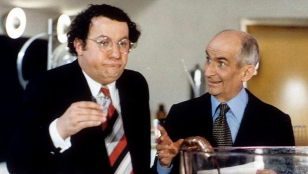 l'aile ou la cuisse, coluche, louis de funès