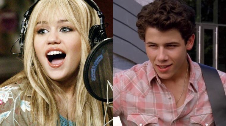 miley cyrus, hannah montana, nick jonas, camp rock