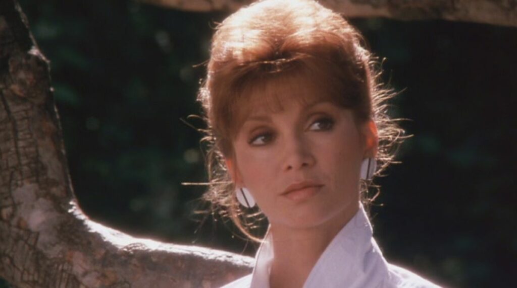 Victoria Principal est Pamela Ewing dans la série culte Dallas.