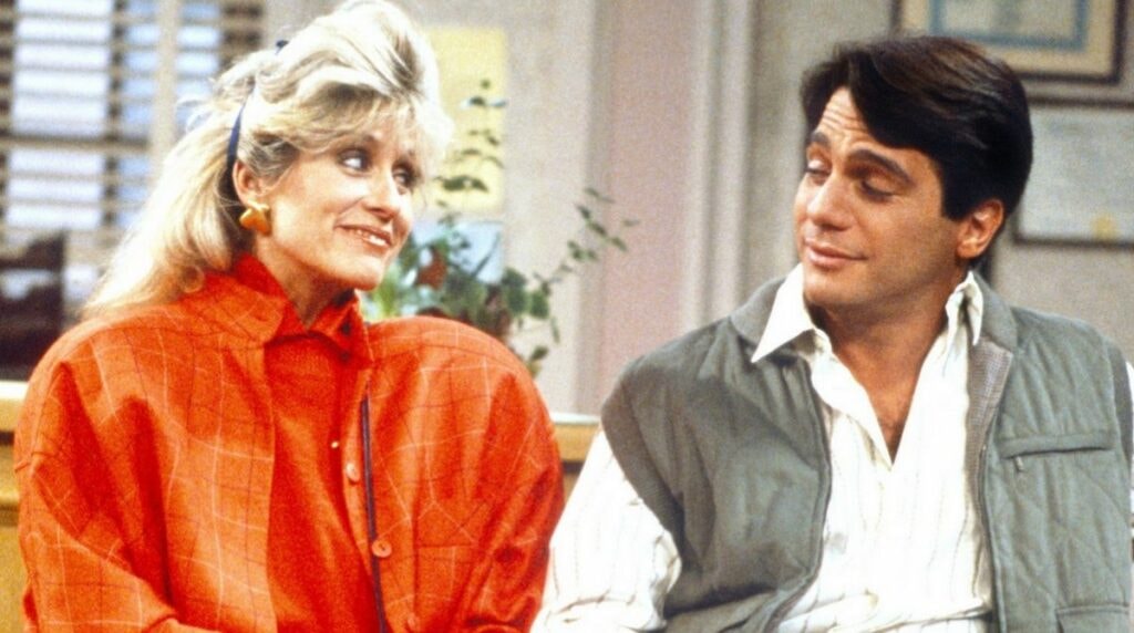 Judith Light et Tony Danza jouent Angela Bower et Tony Micelli dans la série Madame est servie.