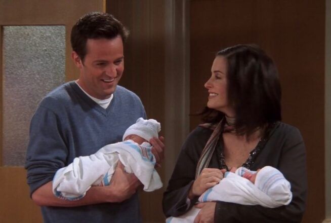 Friends : cette phrase qui annonçait les jumeaux de Chandler et Monica
