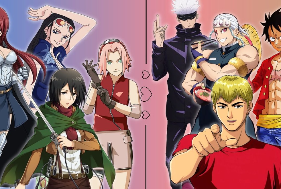 Quiz anime : élimine des persos, on te dira qui est ton crush ultime