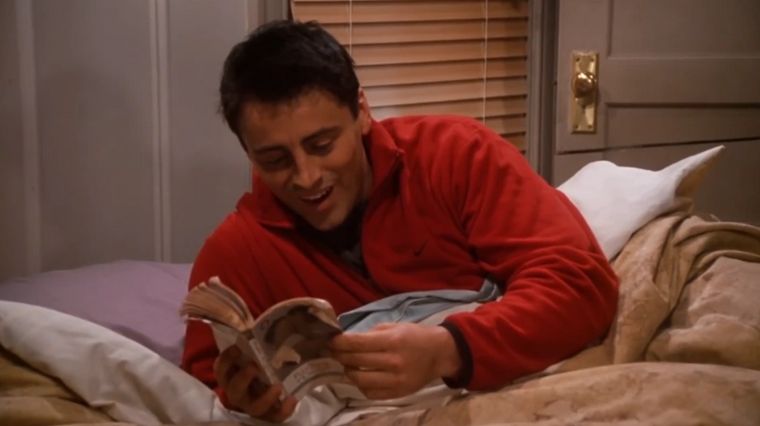 joey, friends, lecture, livre