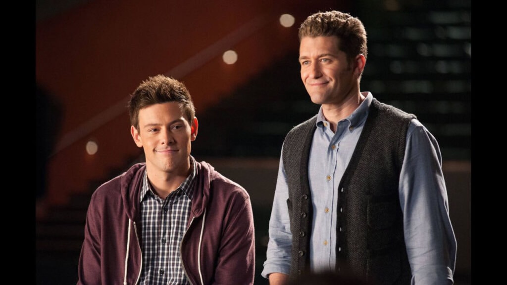 Cory Monteith dans la série Glee