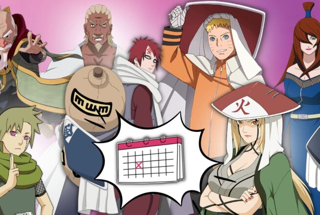 Quiz Naruto : ton mois de naissance te dira quel Kage tu es