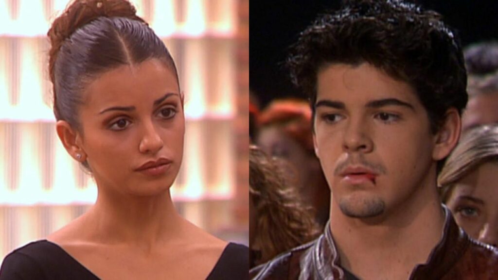 Monica Cruz et Miguel Angel Munoz jouent respectivement Silvia Jauregui et Roberto Arenales dans la série Un Dos Tres.