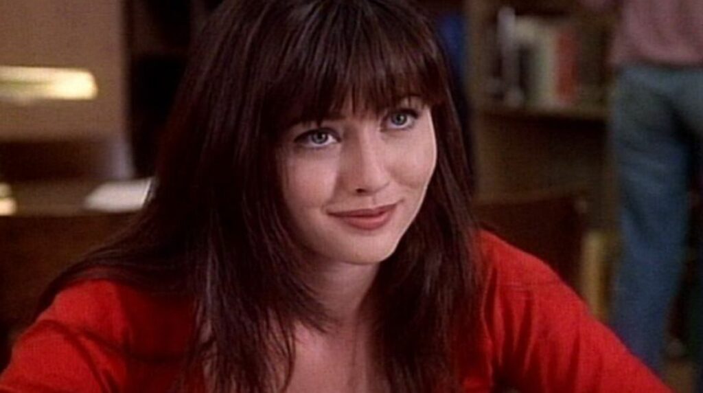 Shannen Doherty dans Beverly Hills 90210.