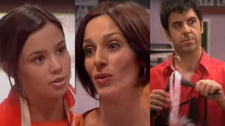 marta, adela, cristobal, un dos tres