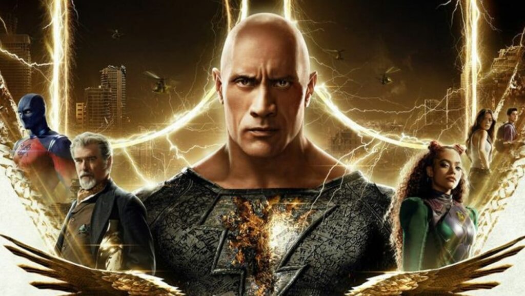 the rock dans le film black adam