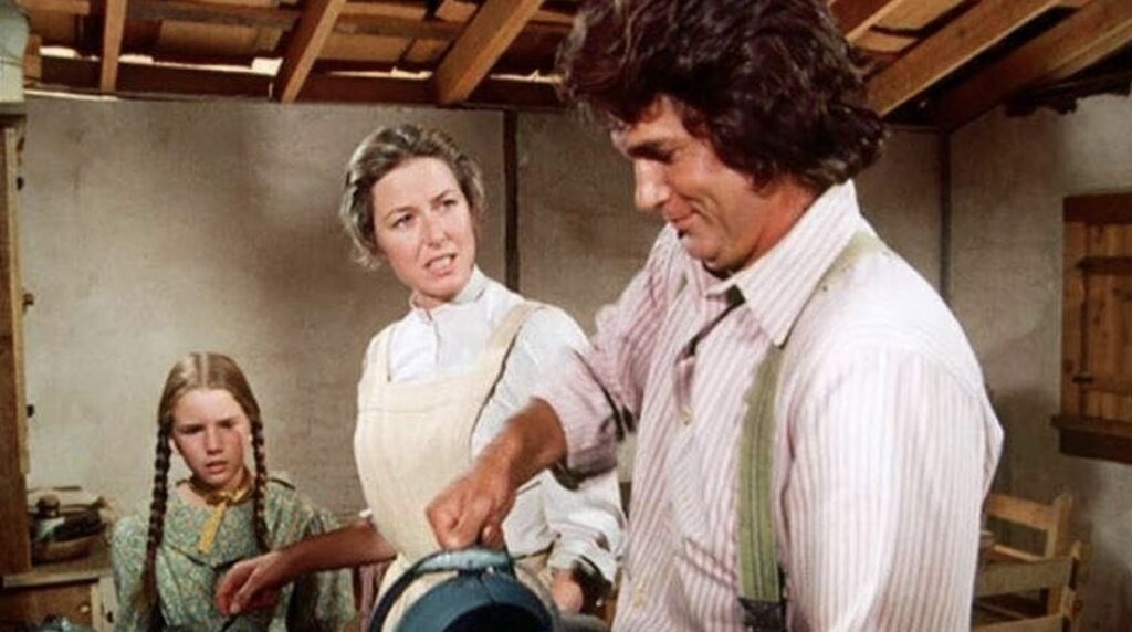 La petite maison dans la prairie avec charles et caroline ingalls
