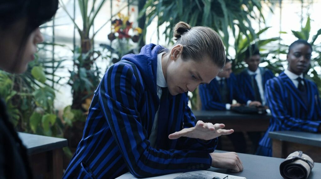 xavier thorpe, incarné par Percy Hynes White dans la série Mercredi