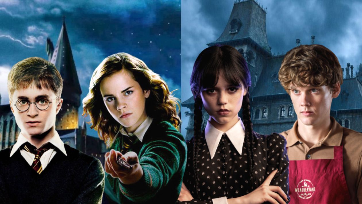 Ce quiz en immersion te dira quel combo de personnages de Mercredi et Harry Potter tu es