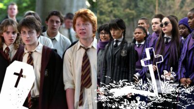 Quiz : élimine des personnages, on te dira si tu survis à Harry Potter ou à Mercredi