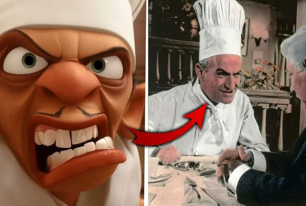 Ratatouille : saviez-vous que ce personnage est en réalité inspiré de Louis de Funès ?