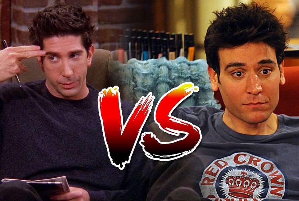Sondage : élis le pire perso entre Ross (Friends) et Ted (How I Met Your Mother)