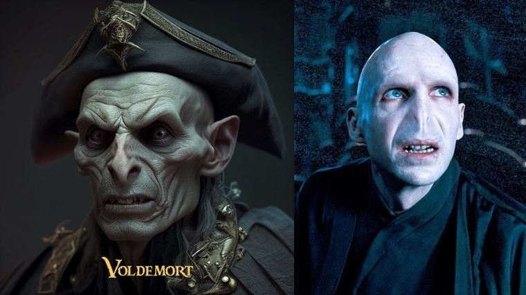 Harry Potter Pirates des Caraïbes Voldemort