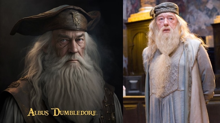 Harry Potter Pirates des Caraïbes Dumbledore