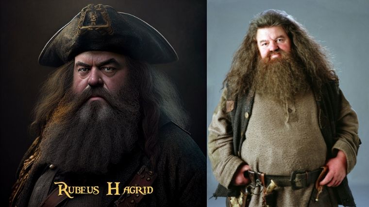 Harry Potter Pirates des Caraïbes Hagrid