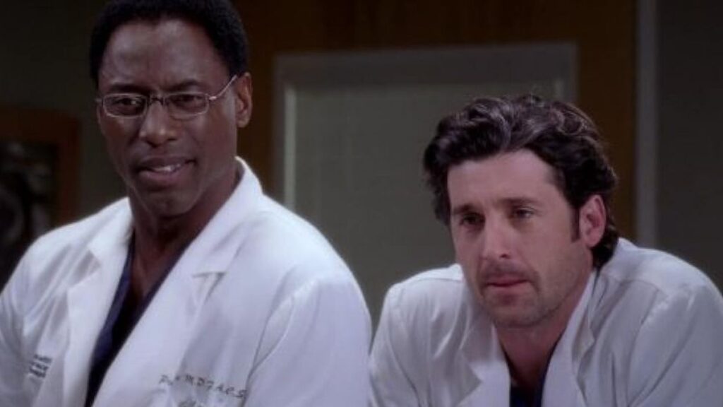 Derek Shepherd et Preston Burke dans Grey's Anatomy.