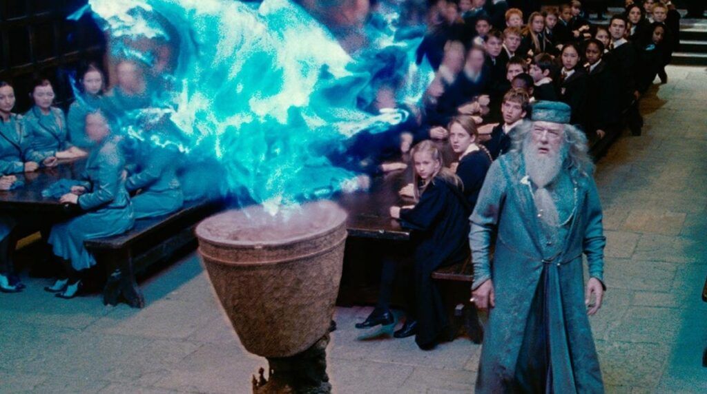 albus dumbledore dans harry potter et la coupe de feu
