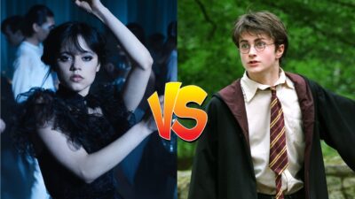 Sondage, le match ultime : tu préfères Mercredi Addams (Mercredi) ou Harry Potter ?