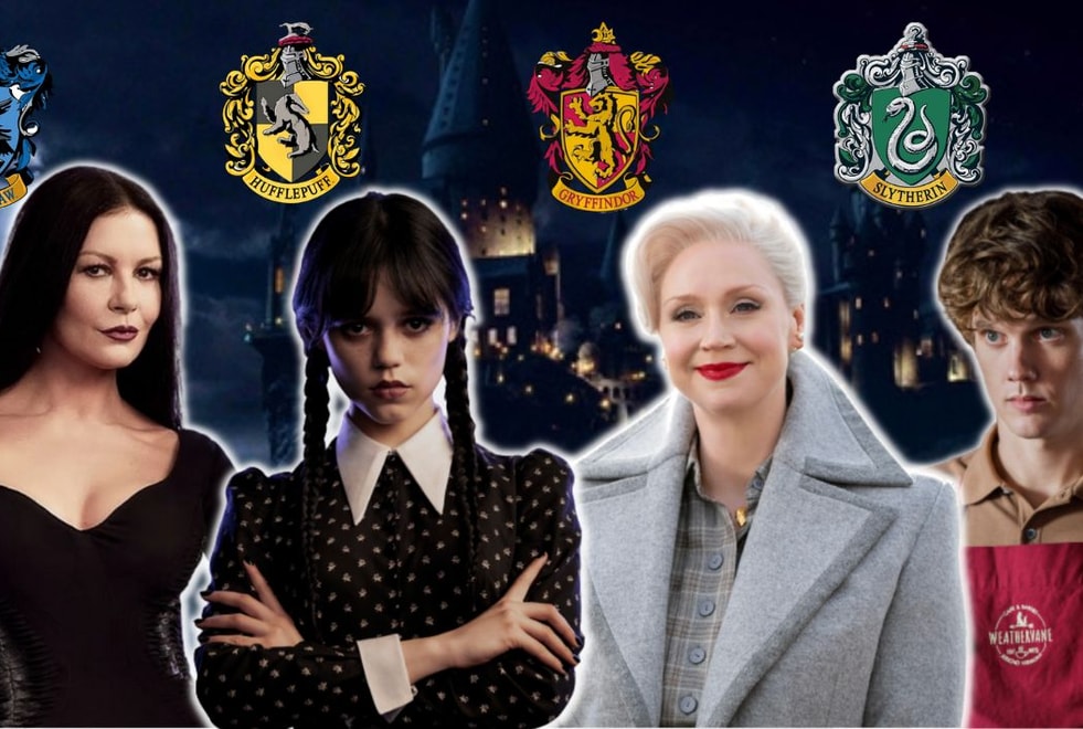 Place ces persos de Mercredi dans leur Maison Poudlard, on te dira si tu es un sorcier dans Harry Potter