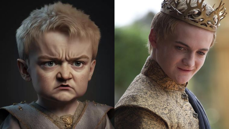 game of thrones, version enfant, joffrey